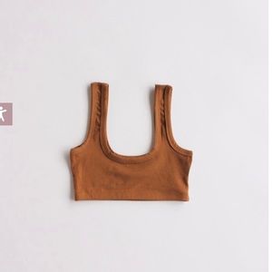 ARQ Wide Strap Bra, Toffee, Size (M)